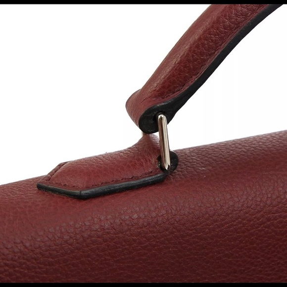 HERMES KELLY DEPECHE 34 Business Bag - Rouge - Picture 8 of 10